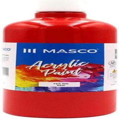  طلاء اكريليك 500 مل احمر 