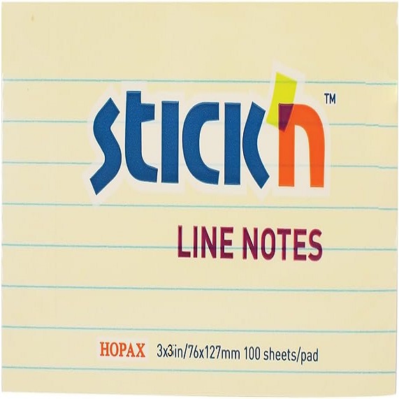 ورق لاصق للملاحظات   stick n