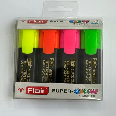 طقم اقلام تظليل مظهر  4 الوان 