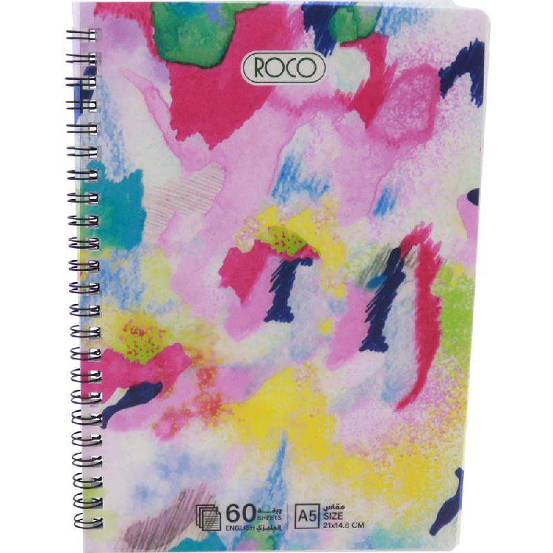 دفتر مدرسي عالي الجودة سلك روكو 60 إنجليزي 