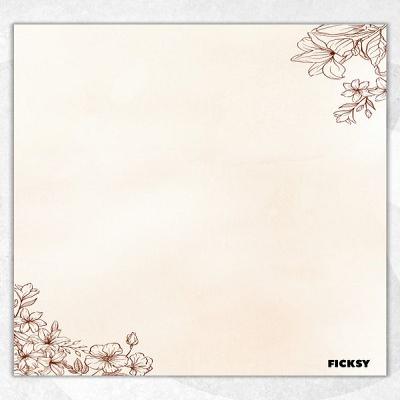 ورق بحث وملاحظات مقاس A4 بنمط الأزهار - 100ورقة