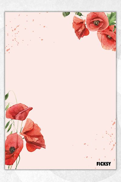 ورق بحث وملاحظات مقاس A4 بنمط الأزهار - 100ورقة