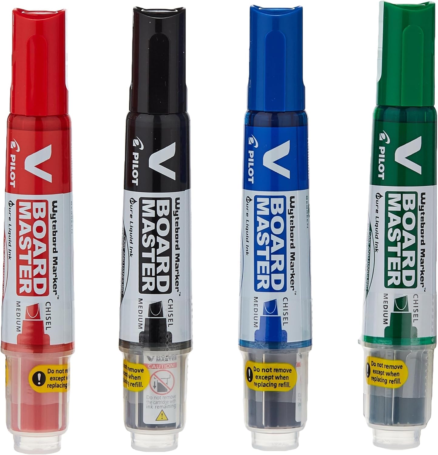 بايلوت مجموعة اقلام ماركر للسبورة البيضاء من 4 قطع بورد ماستر متعددة الالوان 