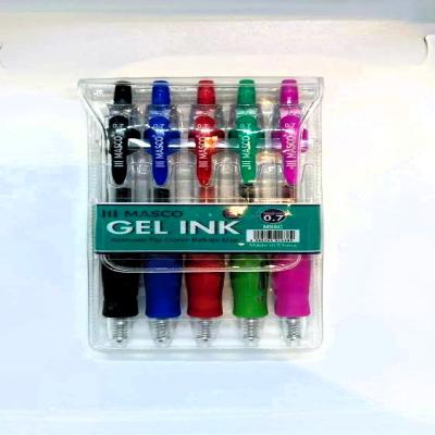 طقم أقلام 5 لون جل 0.7 ماسكو 