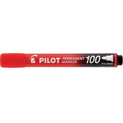 قلم معلم ماركر بايلوت أحمر مدبب SCA-100-R.