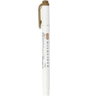 قلم تحديد ميد لاينر من زيبرا، بني متوسط (WKT7-ME)  