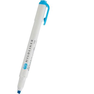 قلم تحديد وتظليل ميد لاينر من زيبرا، أزرق سيان (WKT7-MMZ)، 