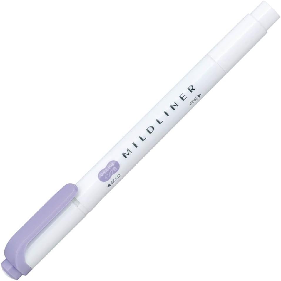  قلم تحديد وتظليل ميد لاينر من زيبرا، ارجواني فاتح (WKT7-MMZ)