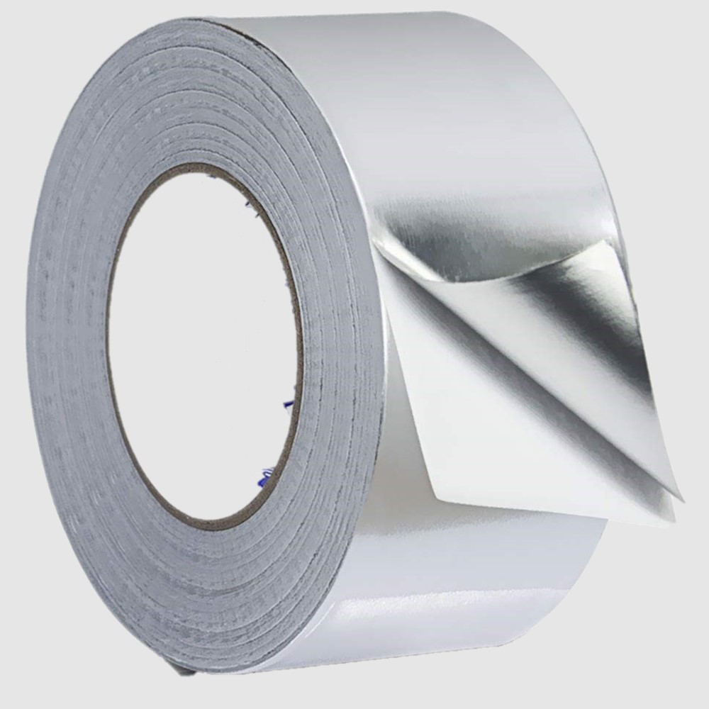 شريط فويل دكت ألمنيوم فضي لاصق 