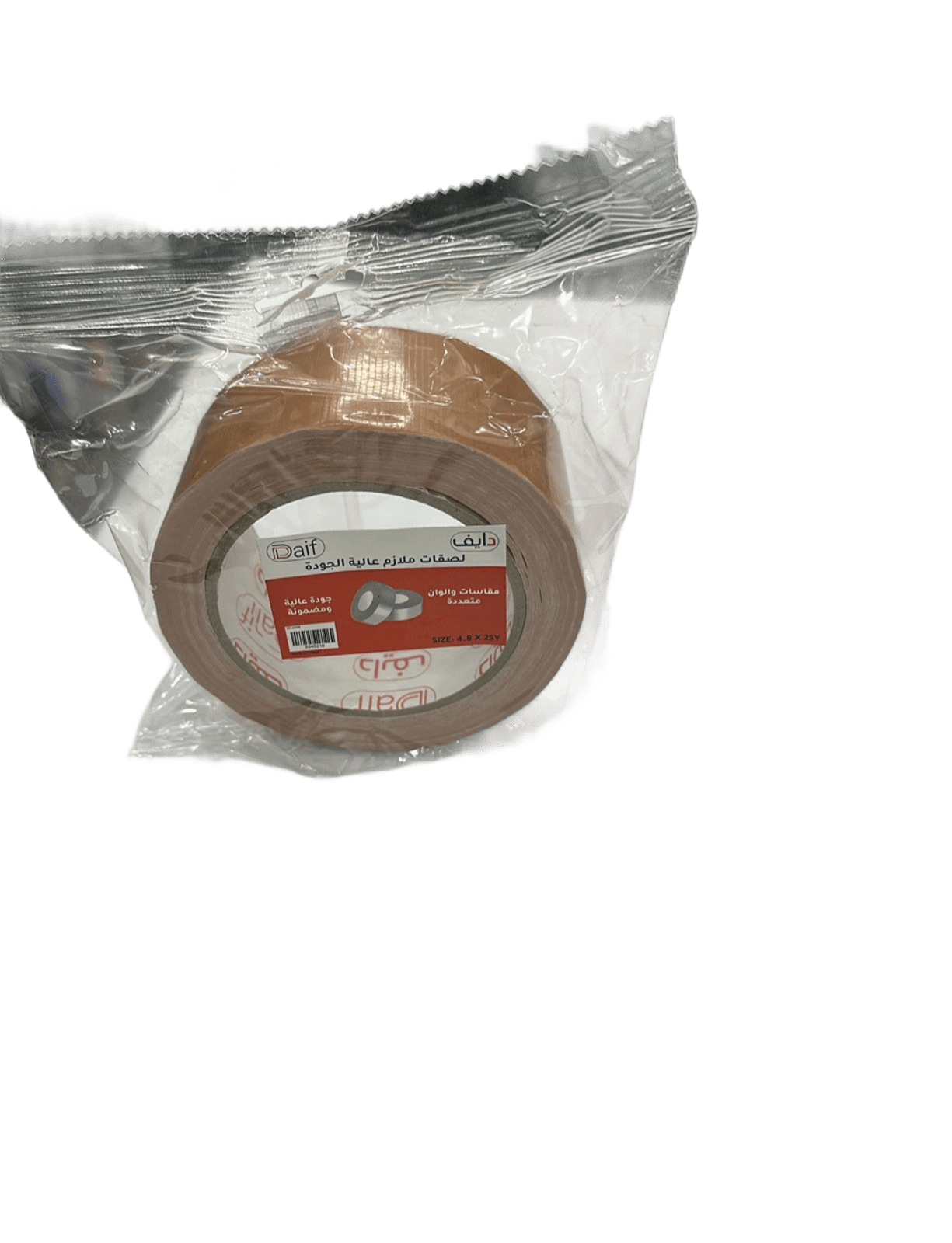 شطرطون DAIF مقاس 4.8*25 ياردة بني فاتح 