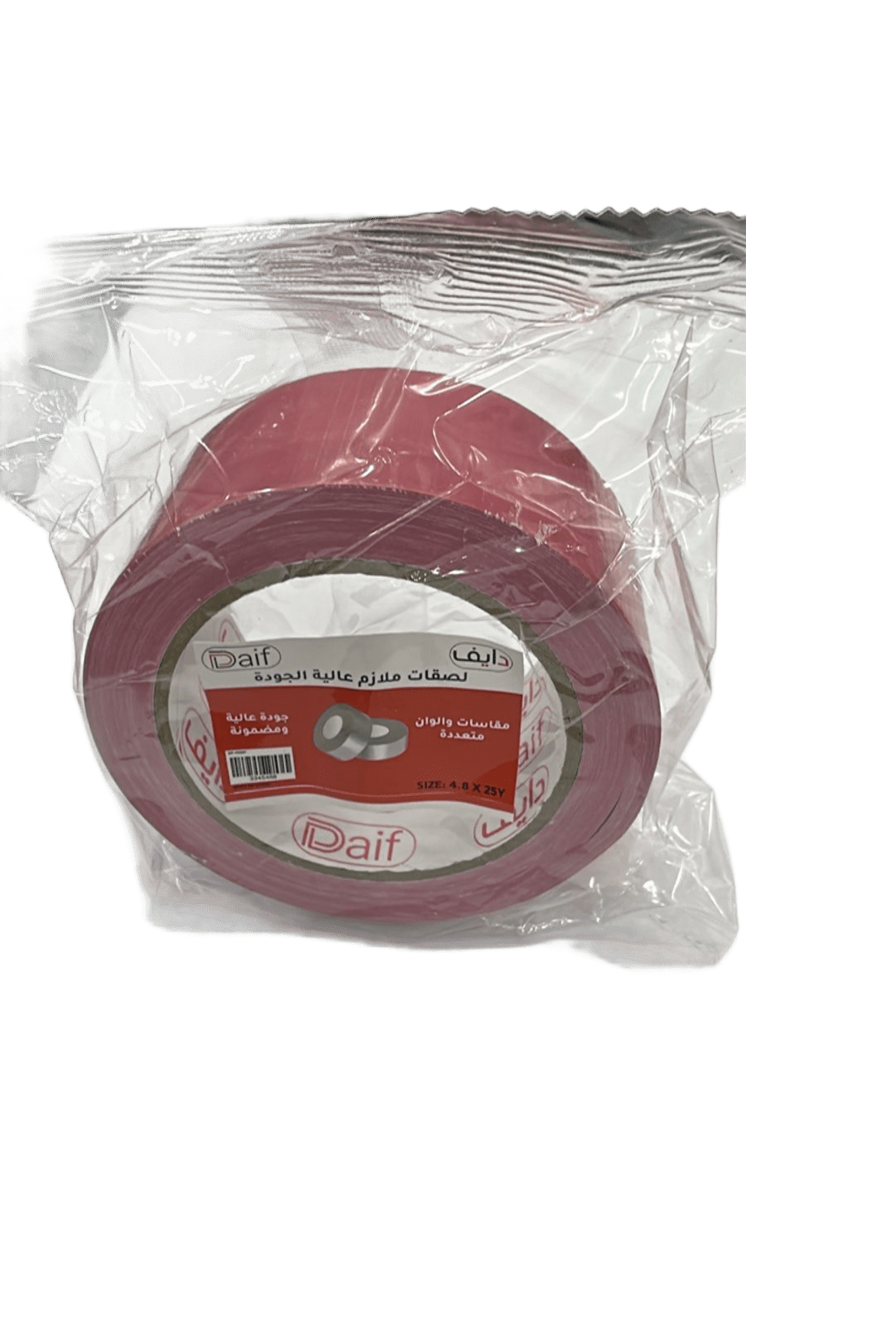 شطرطون DAIF مقاس 4.8*25 ياردة وردي 