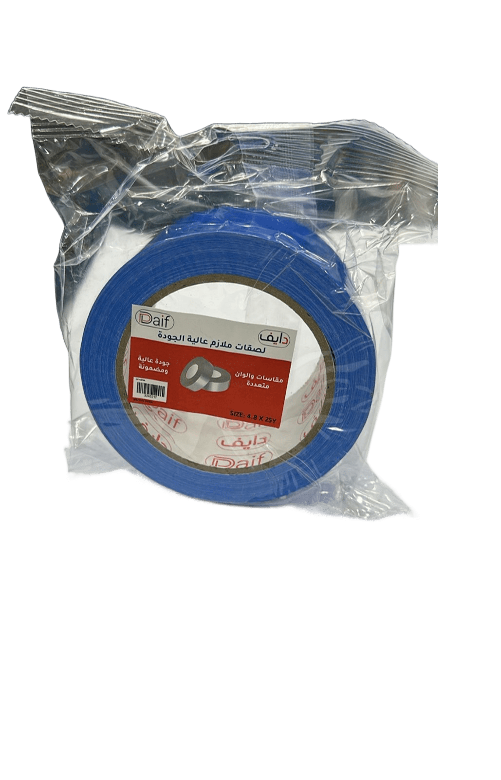 شطرطون DAIF مقاس 4.8*25 ياردة ازرق 