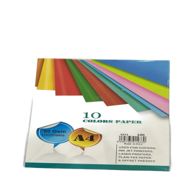 ورق تصوير متعدد ملون 80 جم شد 100 