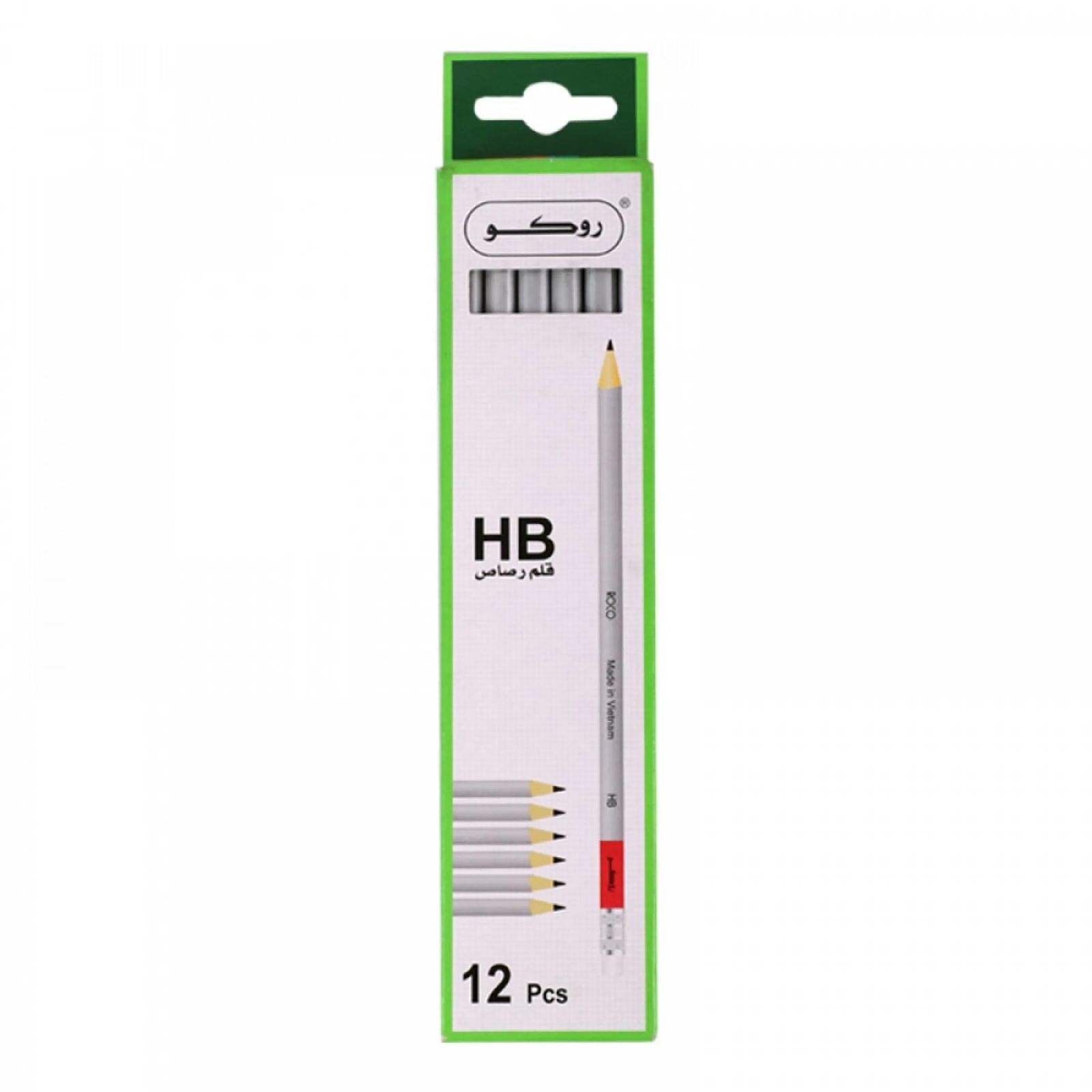 أقلام رصاص روكو مع محاية 12 حبة 