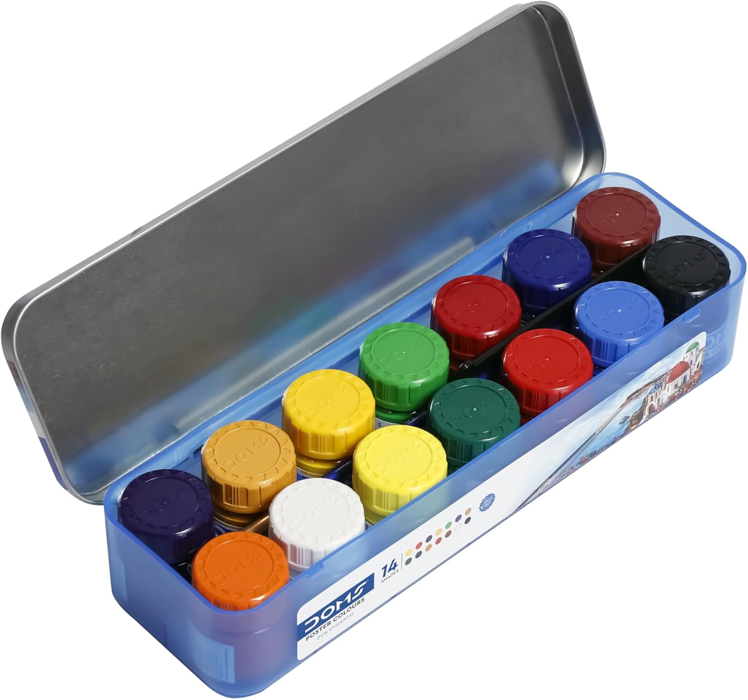 دومز طقم ألوان مكون من 12 قطعة متعدد الألوان