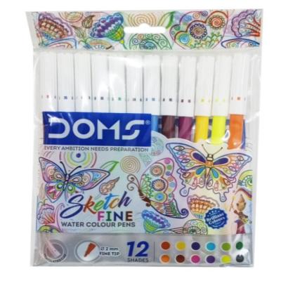 الوان فلوماستر مائية من دومز  12 لون 