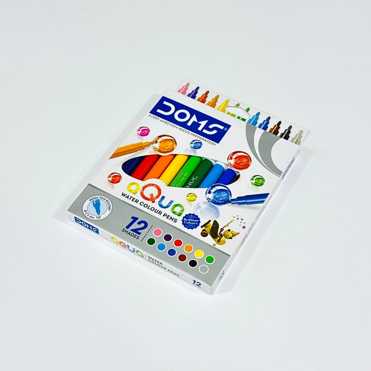 الوان مائية 12 لون دومز الاصلية DOMS