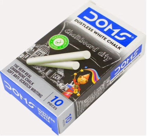 طباشير دومز من 10 قطع أبيض