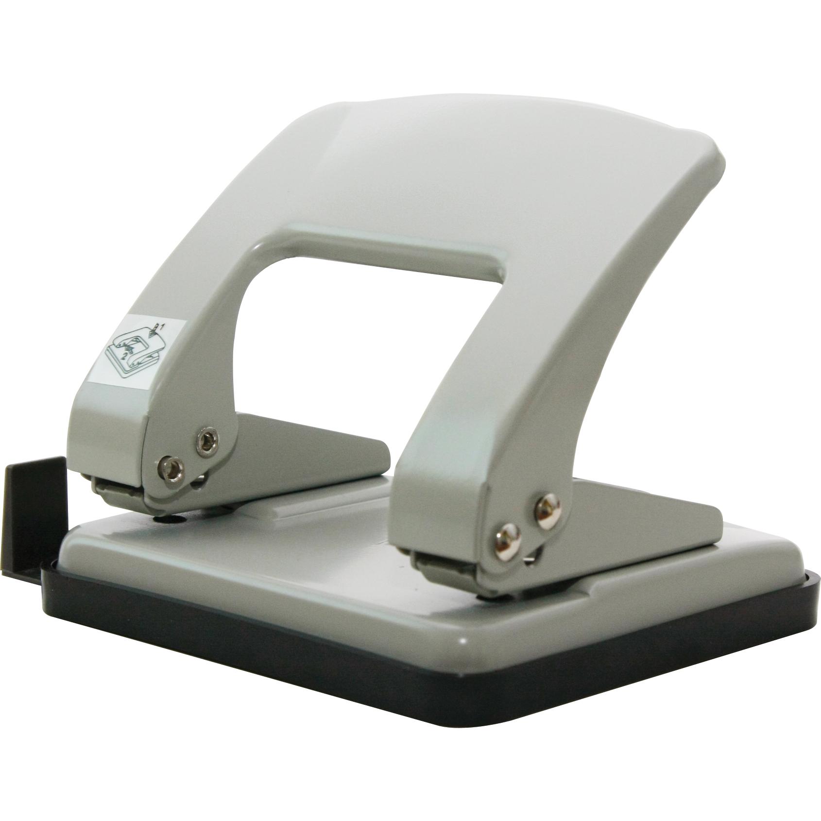 روكو 9660 متوسط خرامة ورق مكتبي2 ثقب حتى 20 ورقات من 80 جرام22 ورقة من 70 جرام رمادي