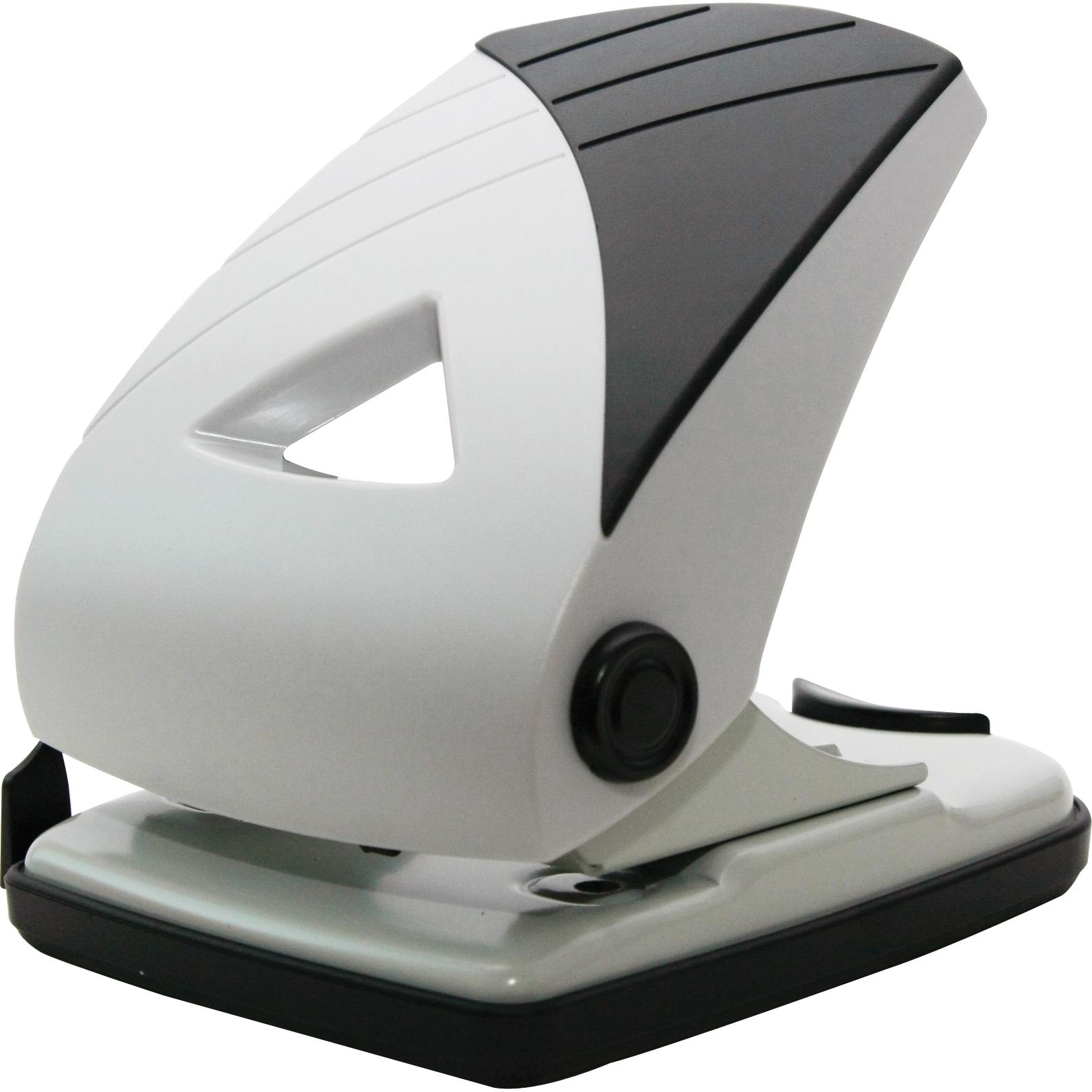 روكو 97 كيو 0 خرامة شديد التحمل 2 ثقب حتى 20 ورقات من 80 جرام22 ورقة من 70 جرام رمادي‎/‎أسود