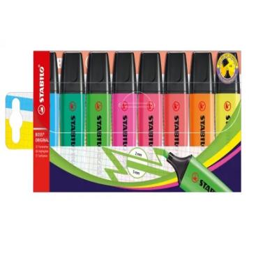 طقم اقلام مظهر  ماركر الاصلية من ستابيلو - 8 قطع