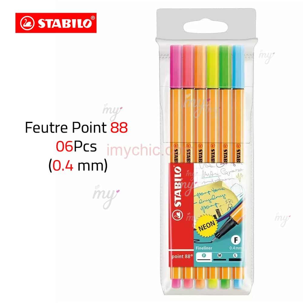 طقم أقلام ستابيلو  فاتر  ألوان   88/6
