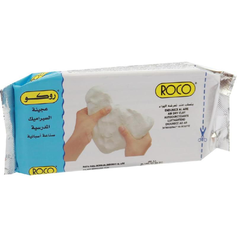 عجينة سرميك روكو حجم 250جم لون ابيض صناعة اسباني