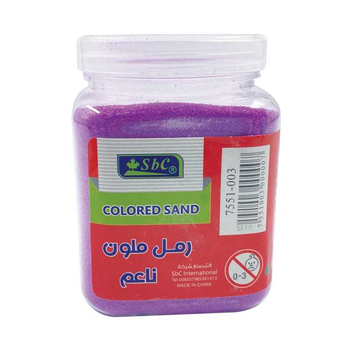 رمل ناعم ملون بعلبة SBC/ 7551-003 البيع بالحبة الواحدة 