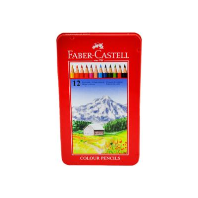 طقم الوان خشبية من فايبر كاستل، مسطح، 12 لون