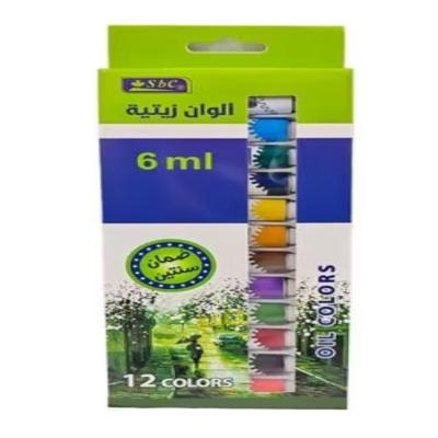 ألوان عصار زيتية 12 لون 6 مل من SBC 