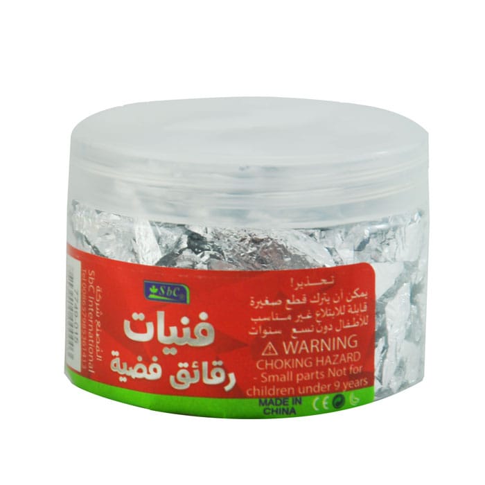 علبة فنيات رقائق فضية SBC
