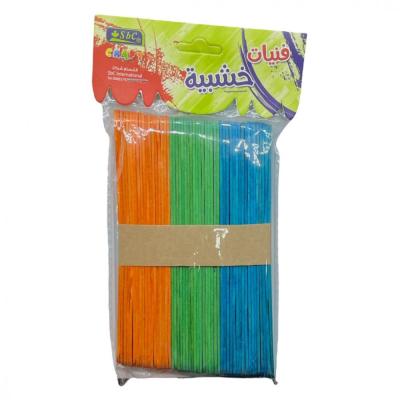 اعواد آيسكريم خشب ملون SBC 7631-008