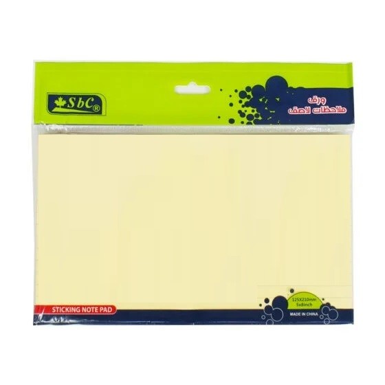 ورق ملاحظات مسطّر لاصق أبيض 5*8   رمز المنتج 005-3852