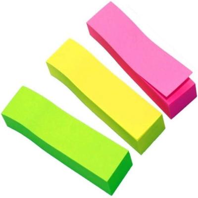  ورق ملاحظات لاصق وعلامات صفحات بلون نيون فلورسنت 3*3 sbc رقم : 3860-009