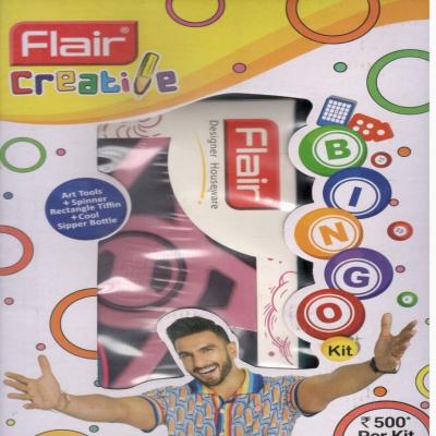 مجموعة FLAIR flair fckit-17 حافظة الطعام والماء  وردي 