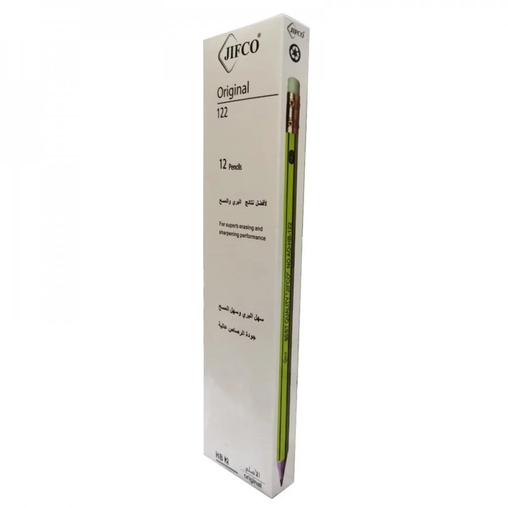 جيفكو قلم رصاص مرسام  أصلي العبوة 12 قلم AO-HB-122 