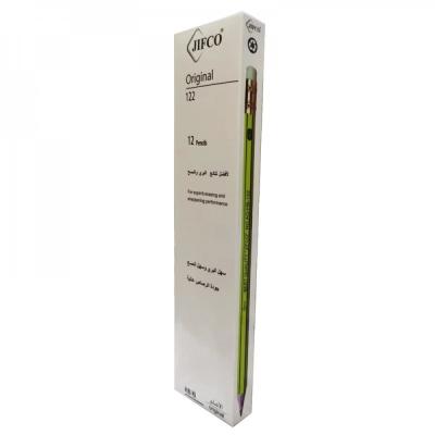 جيفكو قلم رصاص مرسام  أصلي العبوة 12 قلم AO-HB-122 