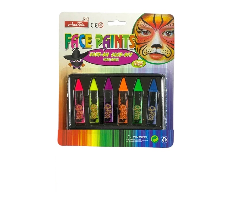  ألوان وجه سهله التلوين والغسل NO: HB300Y