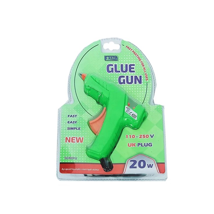مسدس صمغ سيليكون من SBC  صغير الحجم 20 وات  NO : 5343-008