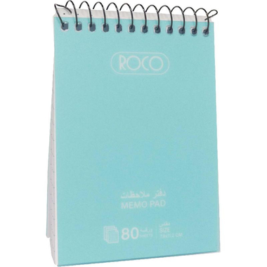 روكو دفتر ملاحظات حجم الجيبصلب7‎.9‎ × ‎11‎.2‎ سم(160 صفحة (80 ورقة مسطر  14085