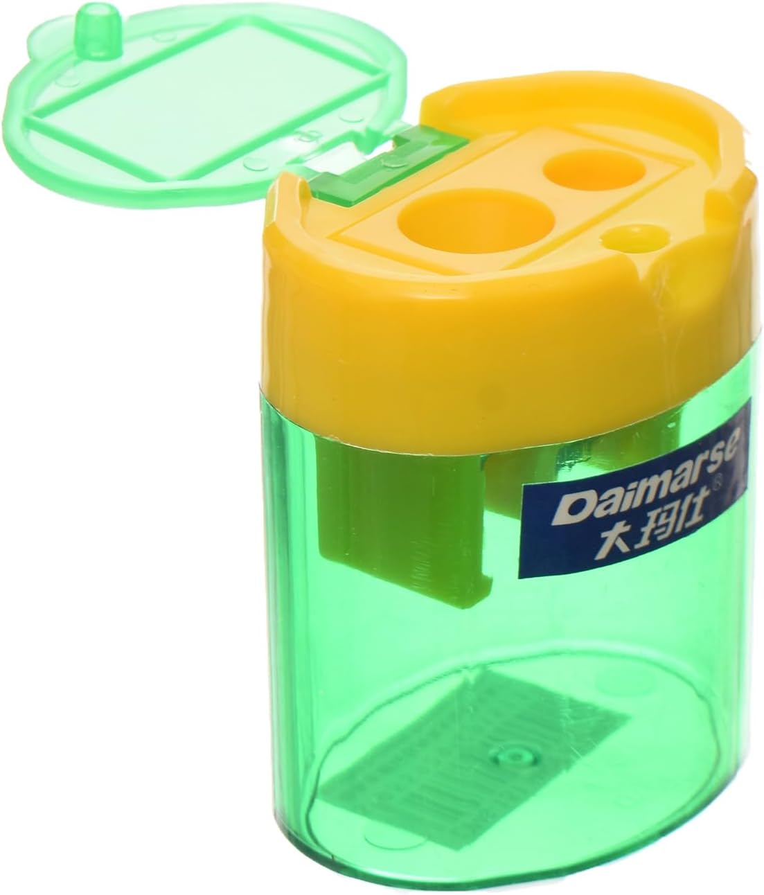 براية أقلام رصاص قوية ومتينة بفتحة مزدوجة للمدرسة والمكتب من دايمارس، DMS-151