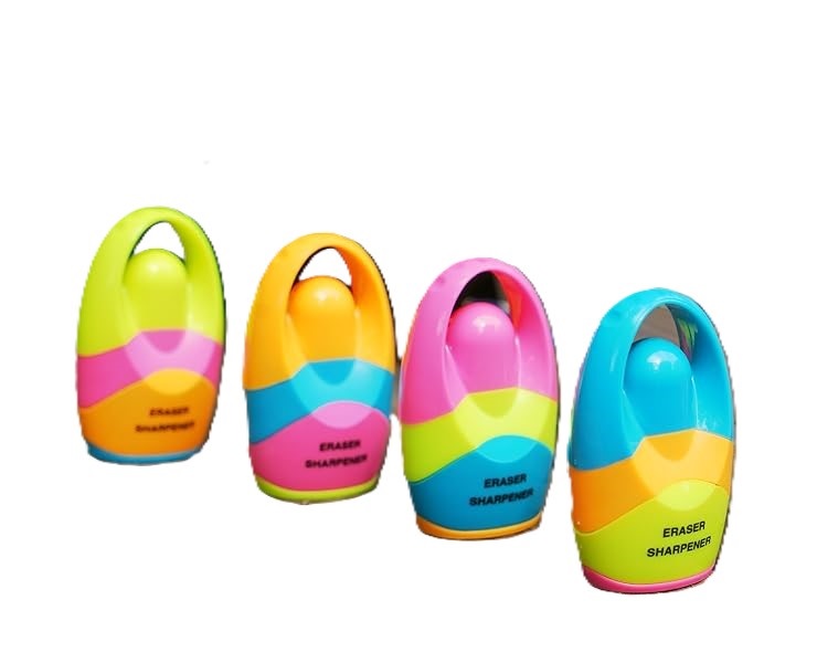 براية أقلام رصاص يدوية من SY مع محاية فتحتين مع غطاء