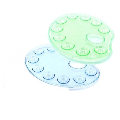 2 باليت  رسم تلوين بلاستيك شفاف 