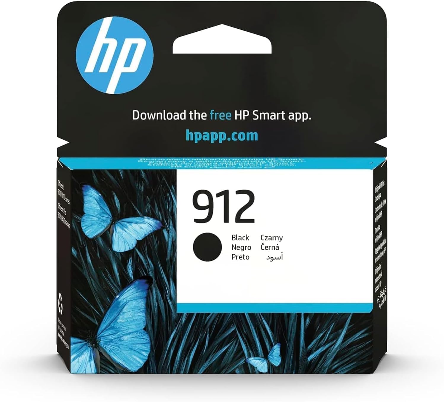 خرطوشة الحبر الأسود الأصلية HP 912 - 3YL80AE