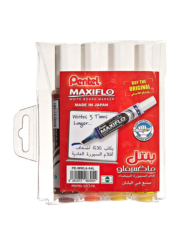 طقم قلم سبورة ماكس فلو PE-MWL6-04