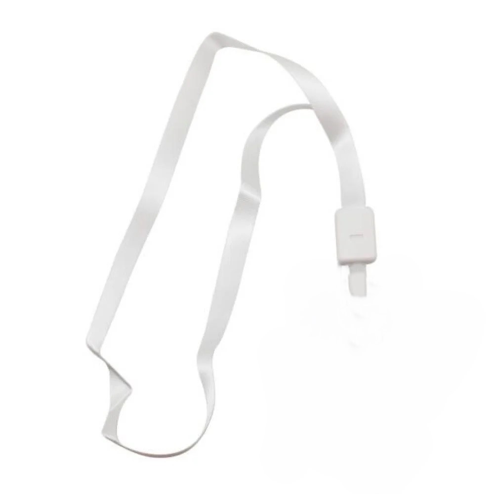 حامل بطاقة  لون شفاف بلاستيك مقوى مع الحبل عمودي