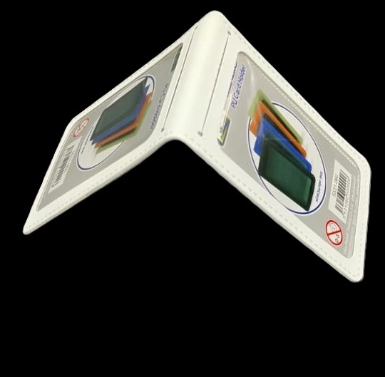  حامل بطاقة طولي مغناطيسي جهتين   مخمل أبيض ، مثالي مقاس  6.8 × 10 سم،