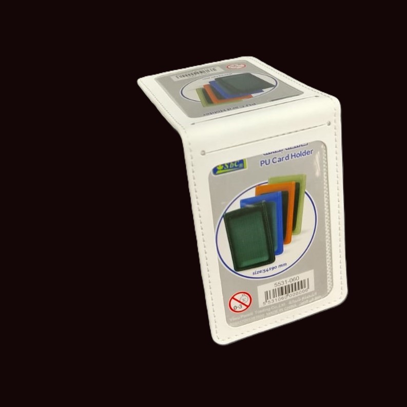  حامل بطاقة طولي مغناطيسي جهتين   مخمل أبيض ، مثالي مقاس  6.8 × 10 سم،