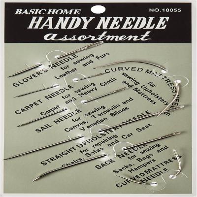 مجموعة إبر CHENGYIDA الأساسية رقم :18055المكونة من 7 قطع: إبرة جلوفر، إبرة السجاد، إبرة الشراع، إبرة التنجيد المستقيمة، إبرة الكيس، إبرة المواد المنحنية