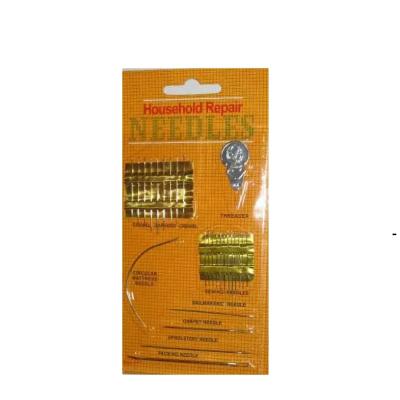 مجموعة إبر الخياطة / إبر إصلاح منزلية من الفولاذ المقاوم للصدأ - 27 قطعة [بطاقة واحدة] مجموعة إبر الخياطة / إبر إصلاح منزلية من الفولاذ المقاوم للصدأ - 27 قطعة